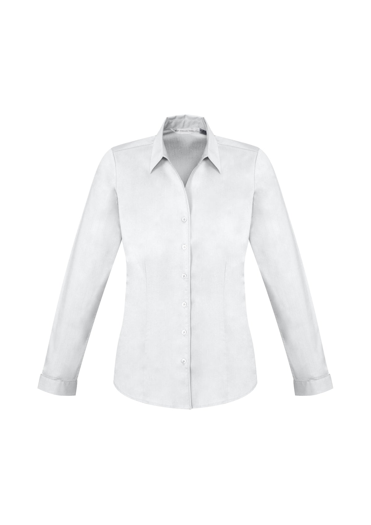 Monaco Womens Long Sleeve Shirt - White - Front