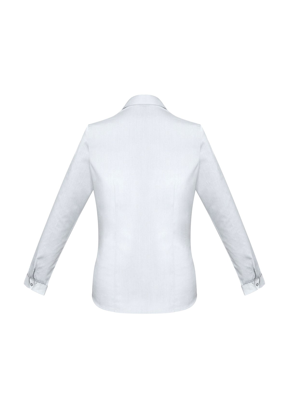 Monaco Womens Long Sleeve Shirt - White - Back