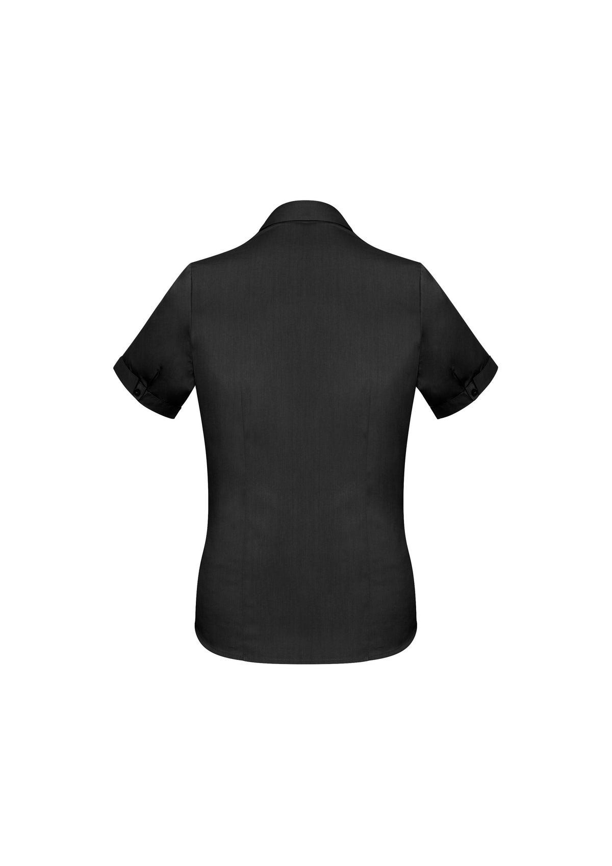 Monaco Womens Short Sleeve Shirt - Black - Back