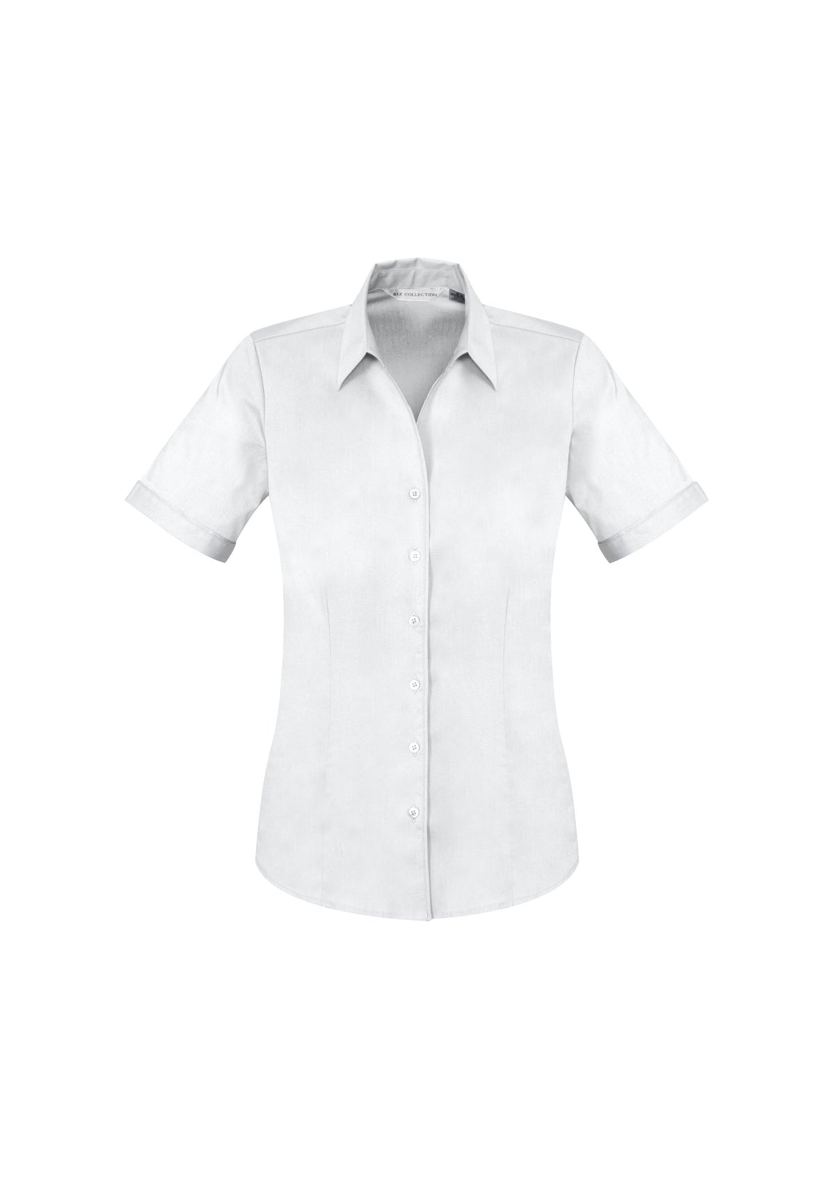 Monaco Womens Short Sleeve Shirt - White - Front