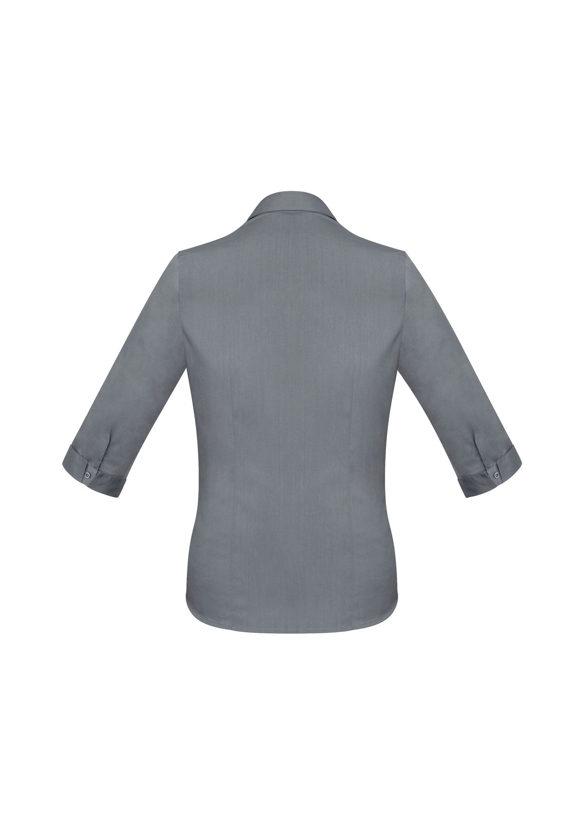 Monaco Womens 3/4 Sleeve Shirt - Platinum - Back