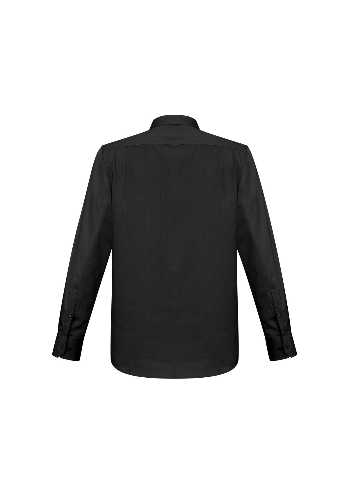 Monaco Mens Long Sleeve Shirt - Black - Back