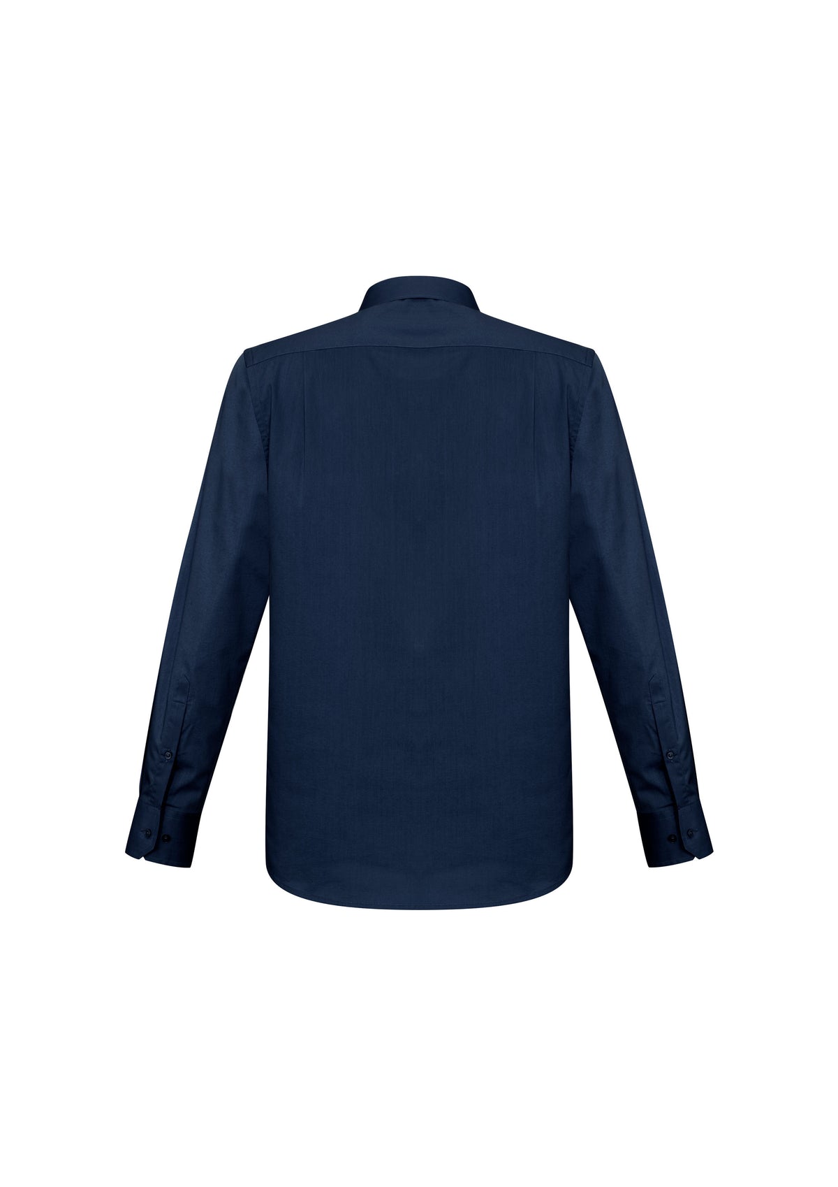 Monaco Mens Long Sleeve Shirt - Ink - Back