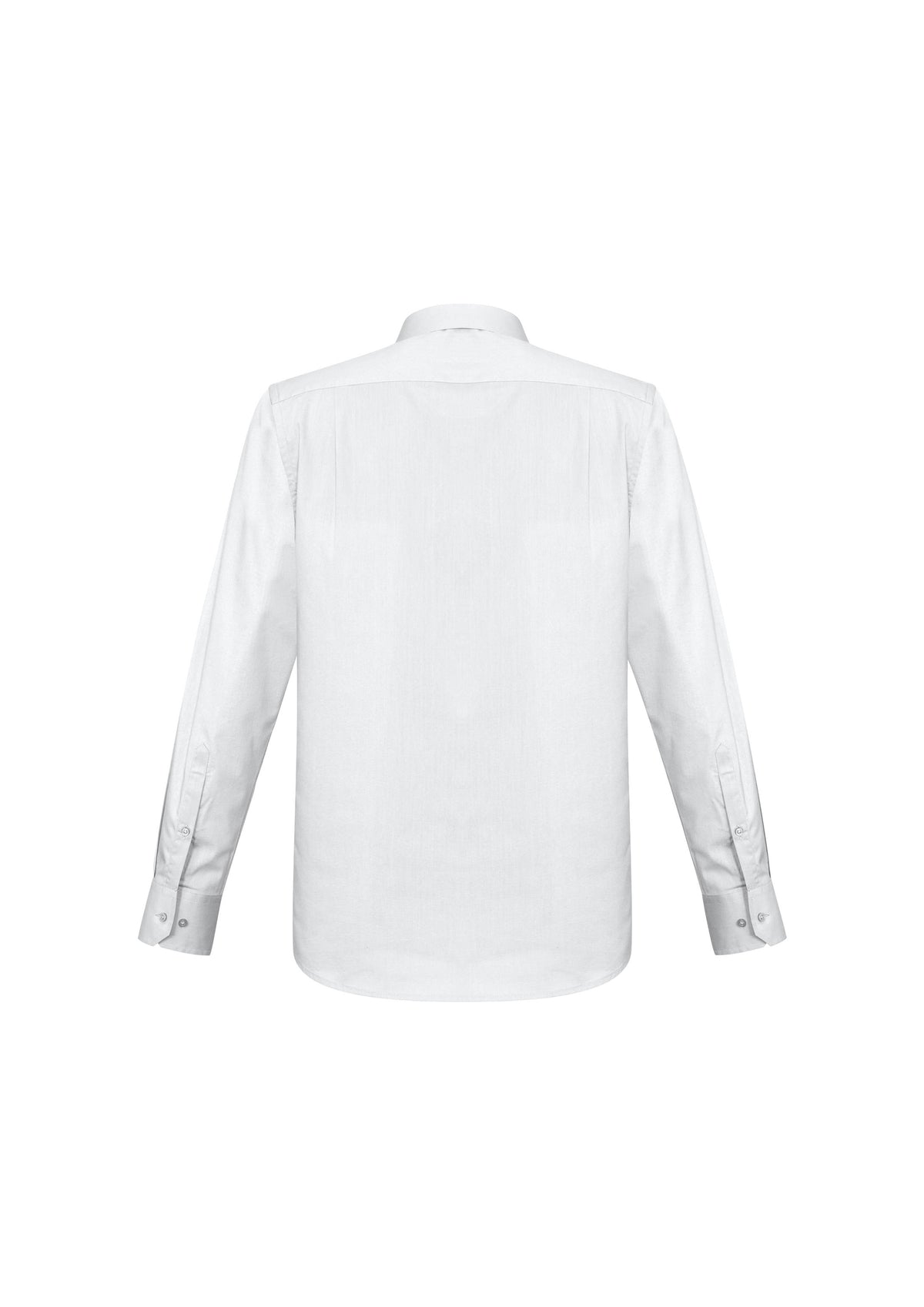 Monaco Mens Long Sleeve Shirt - White - Back