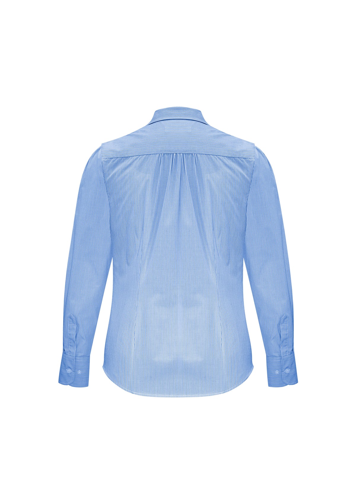 Euro Womens Long Sleeve Shirt - Blue - Back
