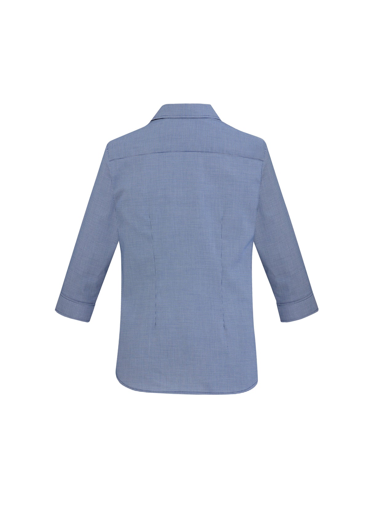 Jagger Womens 3/4 Sleeve Shirt - French Blue - Back