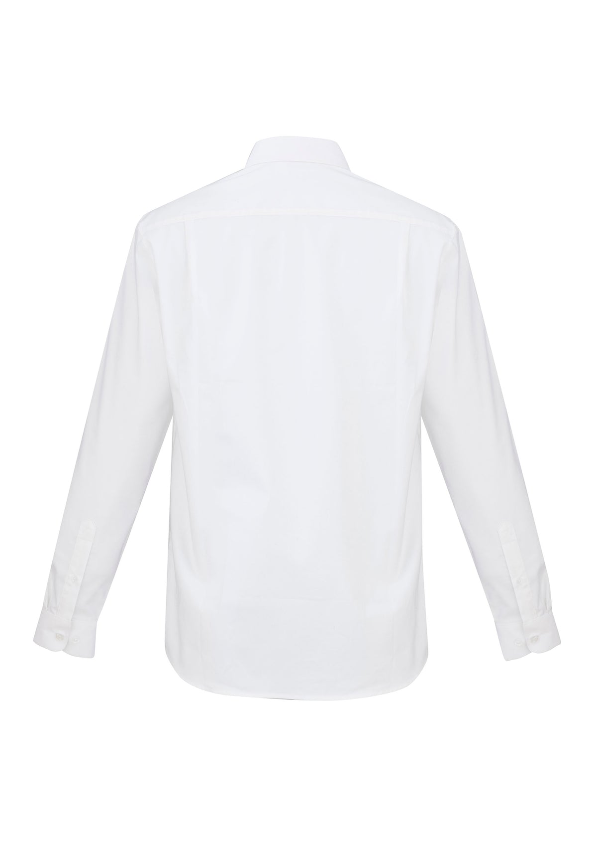 Regent Mens Long Sleeve Shirt - White - Back