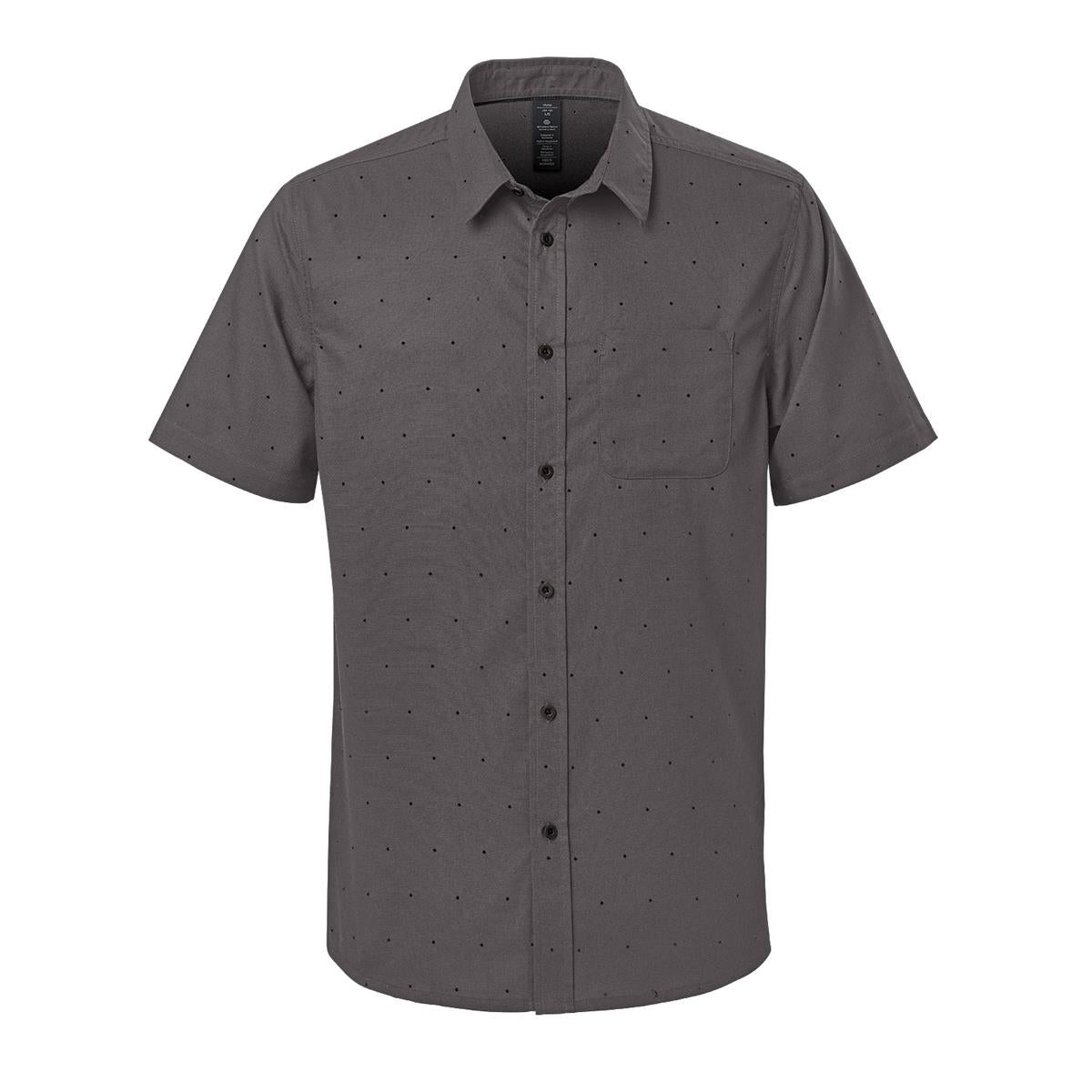 Men's Molokai S/S Shirt - Carbon / Black - Front