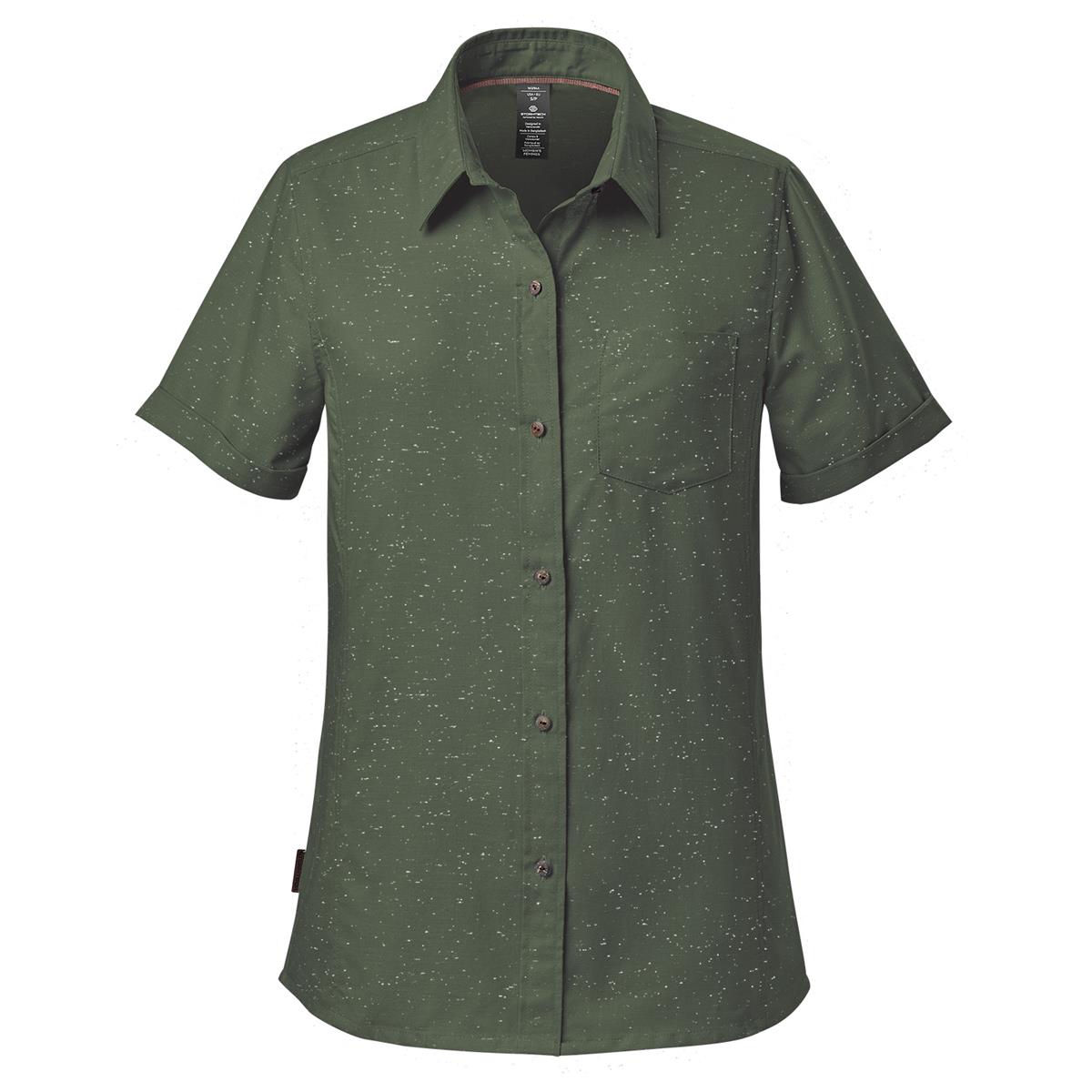 Women's Skeena S/S Shirt - Earth / White - Front