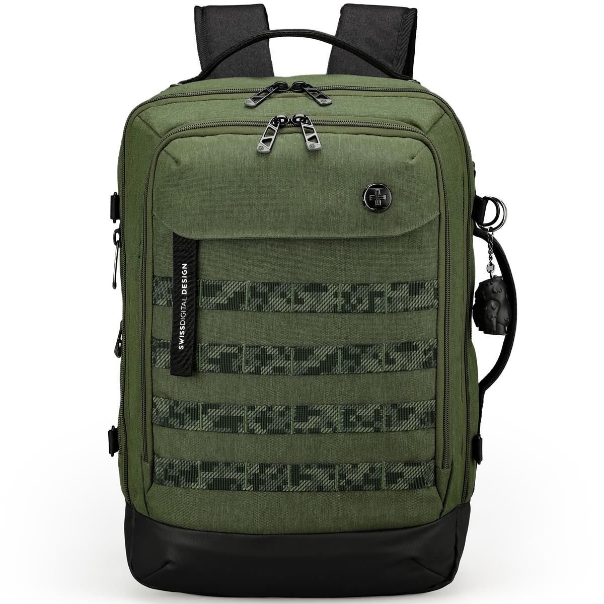 Swissdigital Berg L Backpack - Forest Green - Front