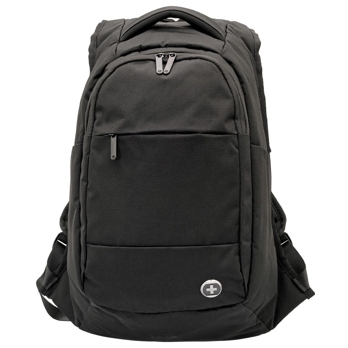Swissdigital Bolt Anti-Theft Backpack - Black - Front