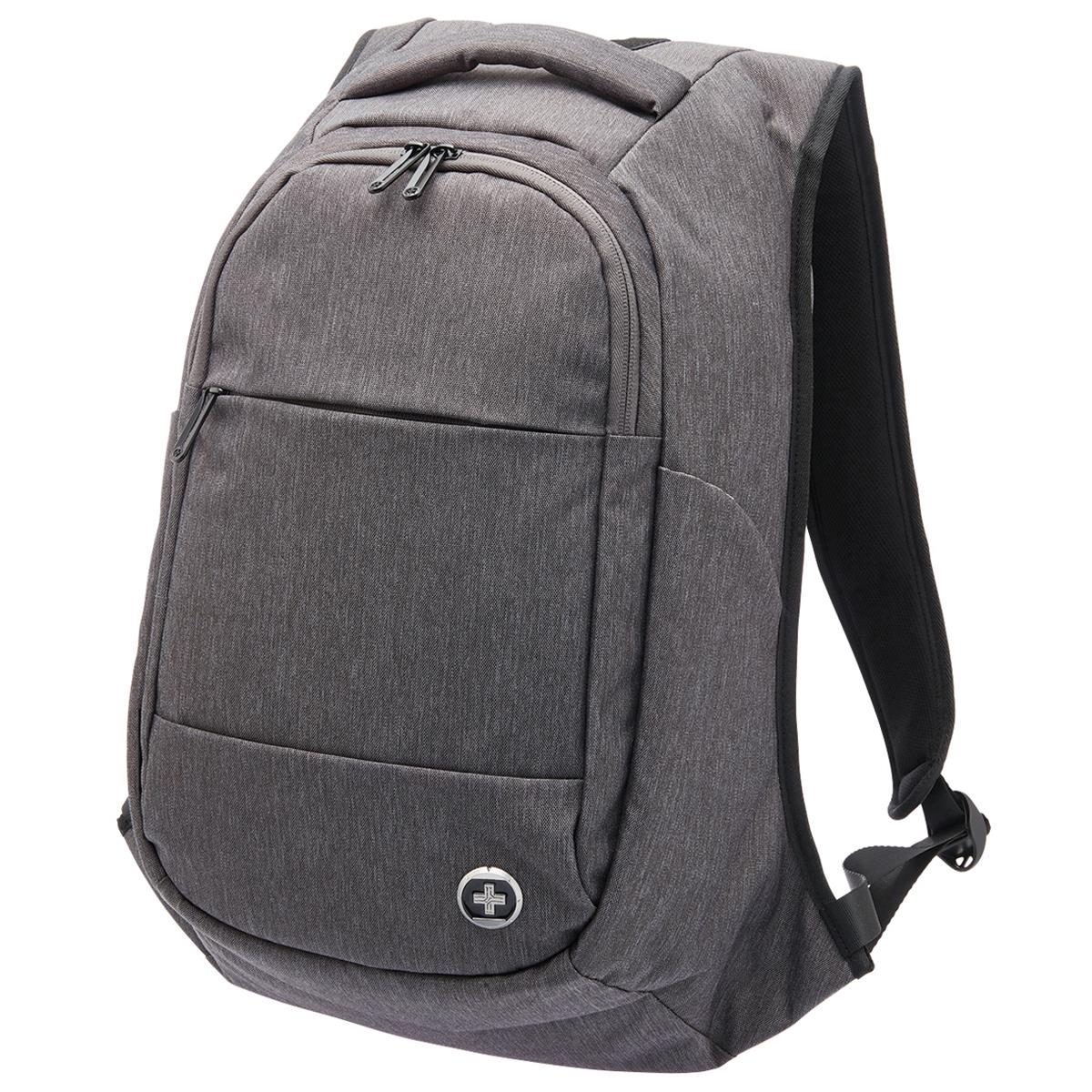 Swissdigital Bolt Anti-Theft Backpack - Charcoal Heather - Front