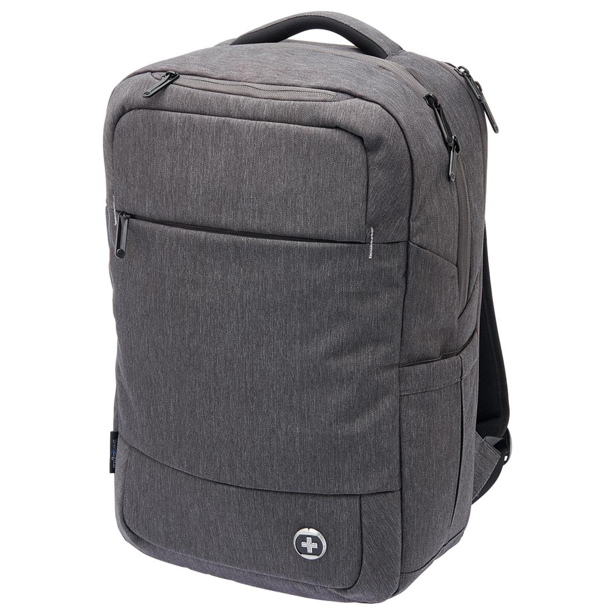 Swissdigital Calibre Backpack - Charcoal Heather - Front