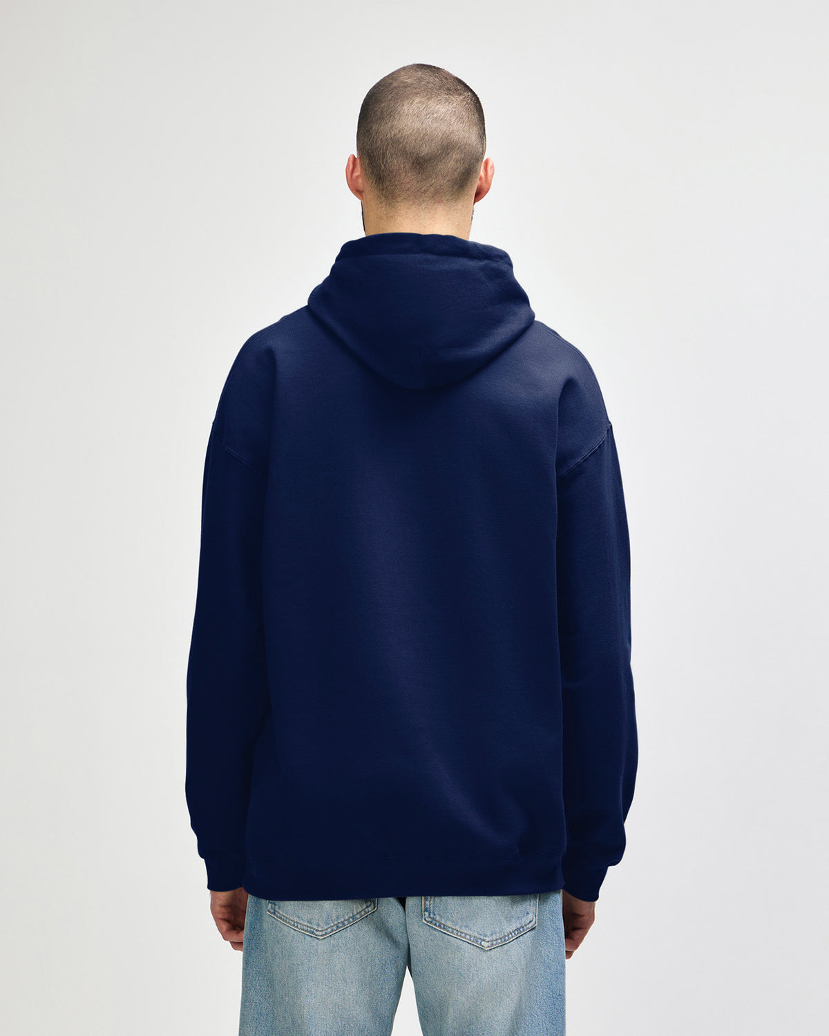 Gildan Softstyle SF500 Hoodie - Navy - Back