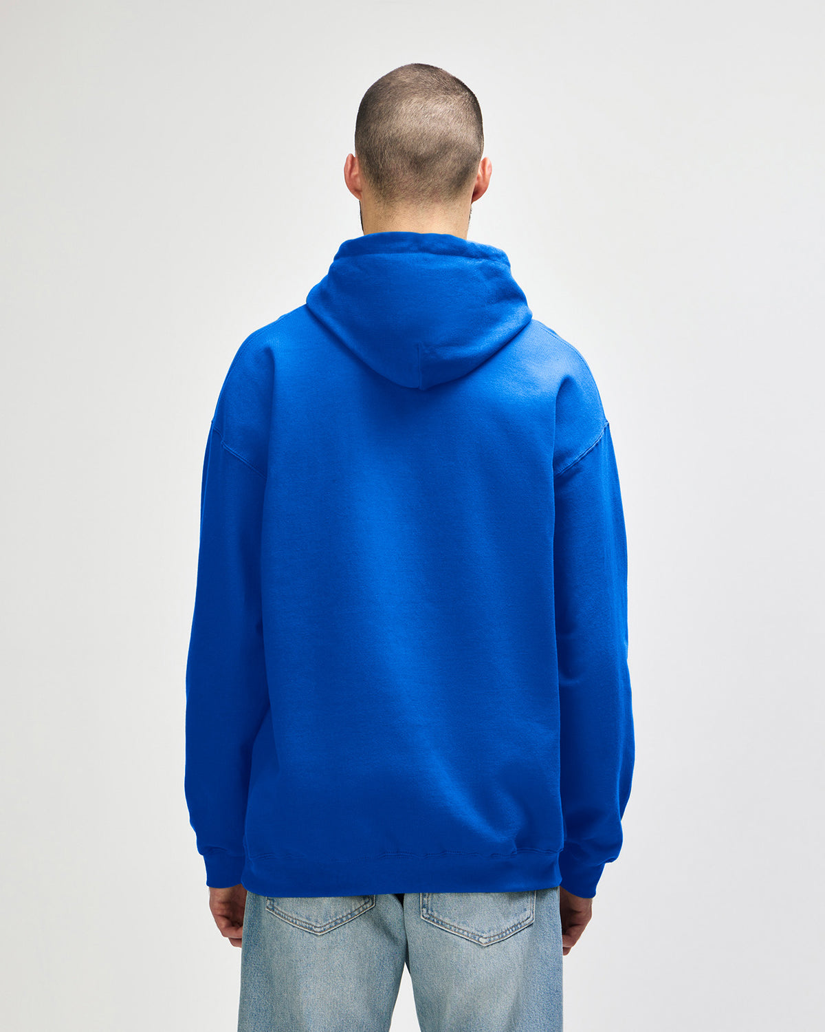 Gildan Softstyle SF500 Hoodie - Royal - Back