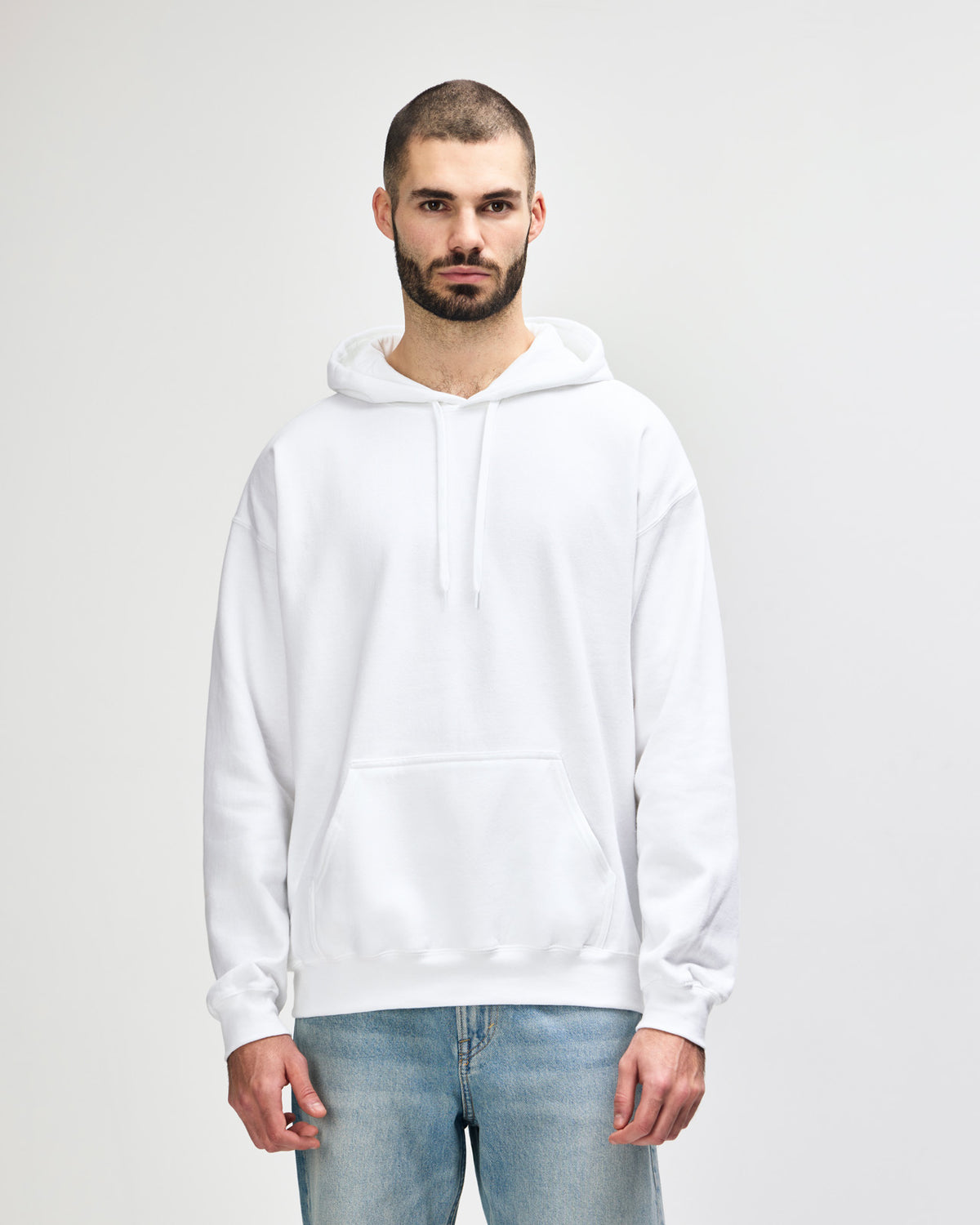 Gildan Softstyle SF500 Hoodie - White