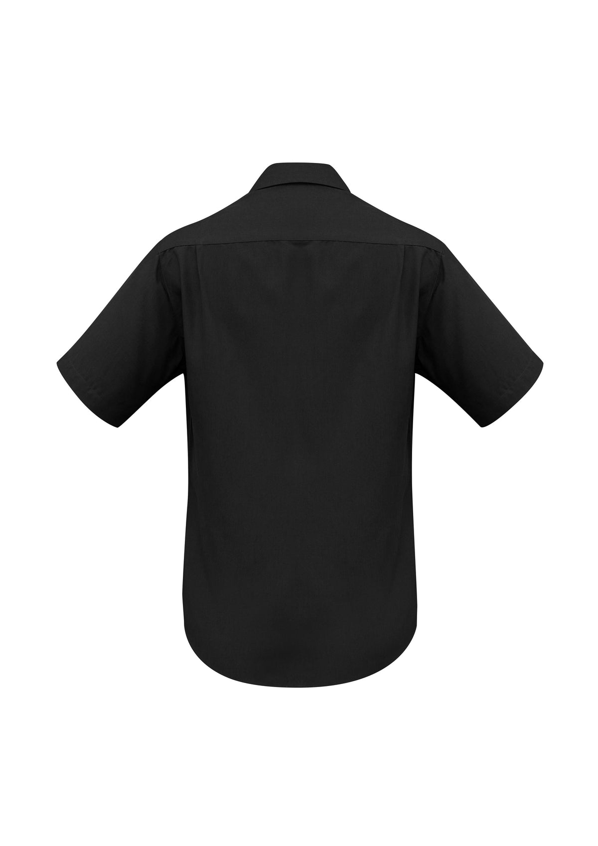 Oasis Mens Short Sleeve Shirt - Black - Back