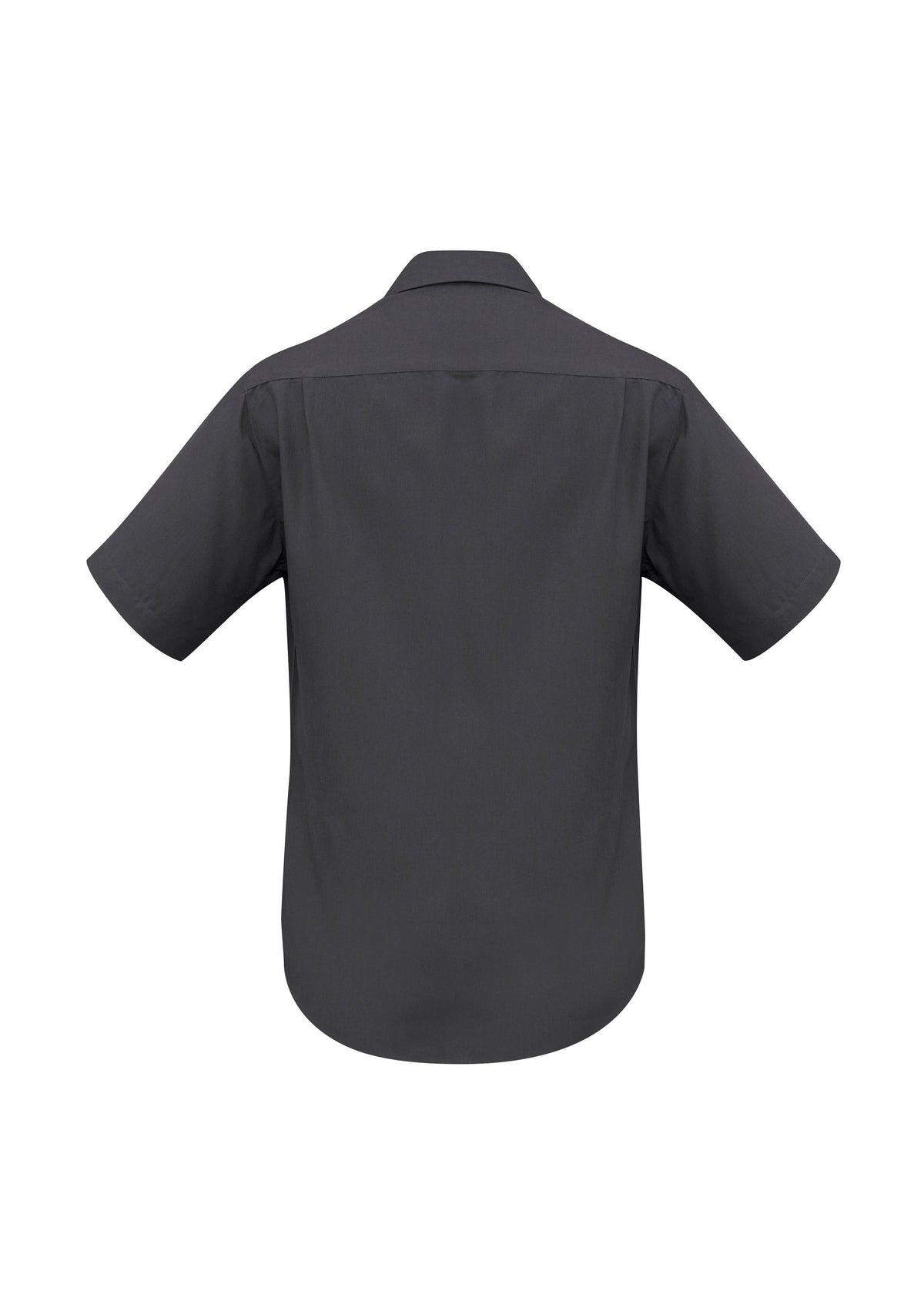Oasis Mens Short Sleeve Shirt - Charcoal - Back
