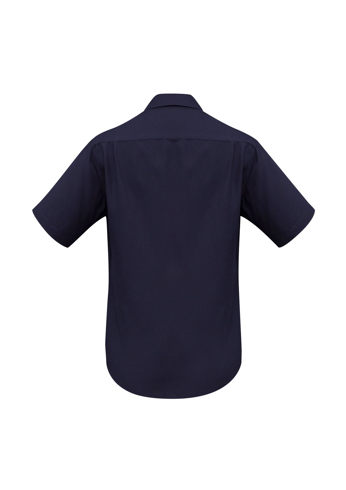 Oasis Mens Short Sleeve Shirt - Navy - Back