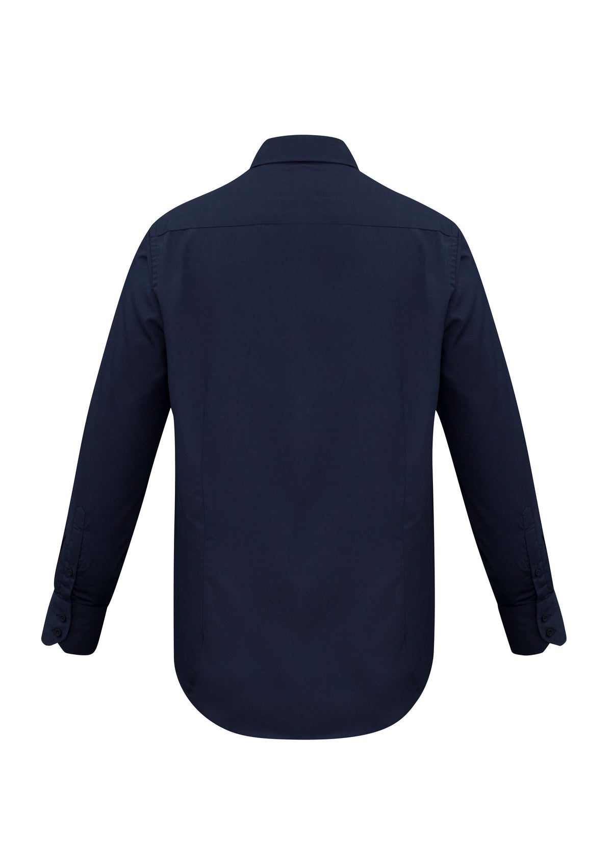 Metro Mens Long Sleeve Shirt - Navy - Back