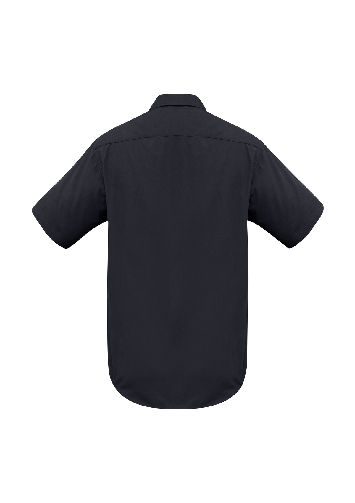 Metro Mens Short Sleeve Shirt - Black - Back