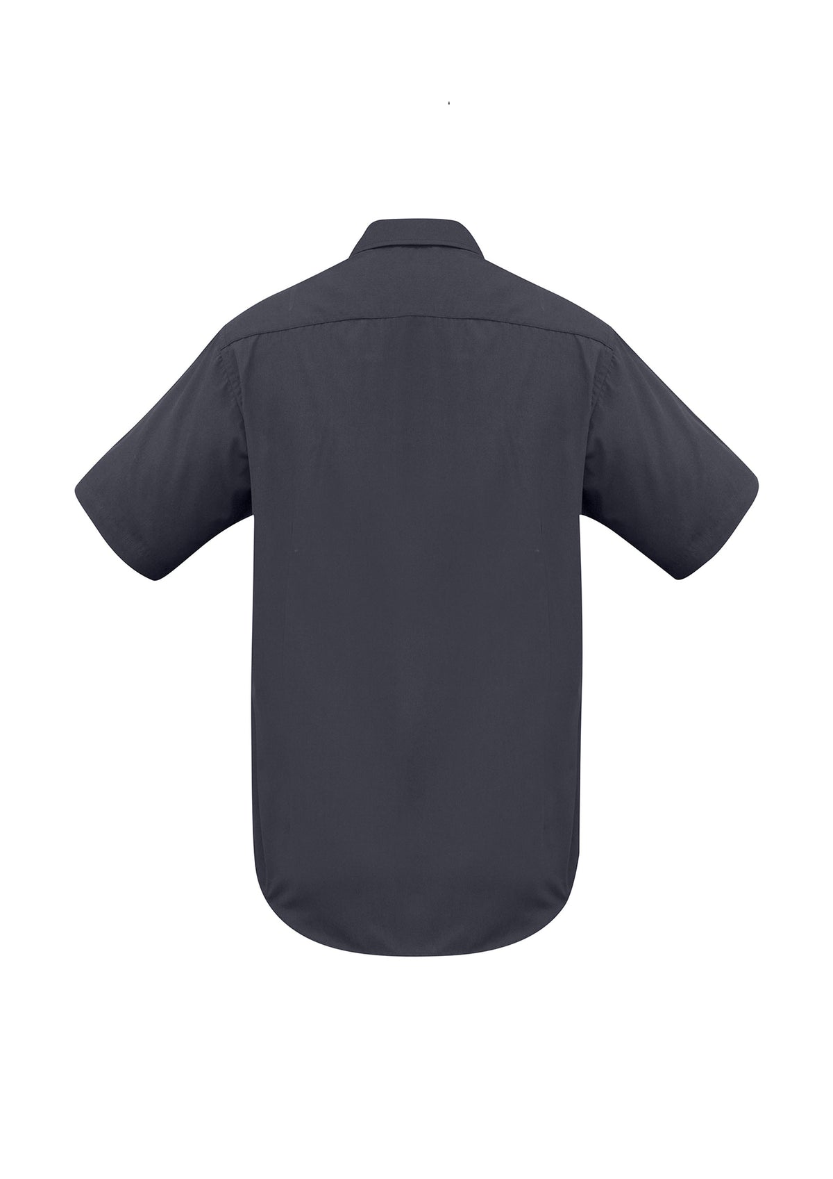 Metro Mens Short Sleeve Shirt - Charcoal - Back