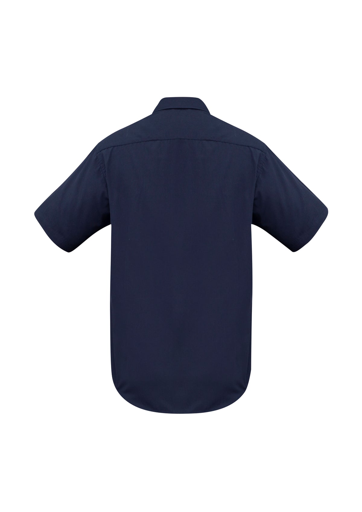 Metro Mens Short Sleeve Shirt - Navy - Back