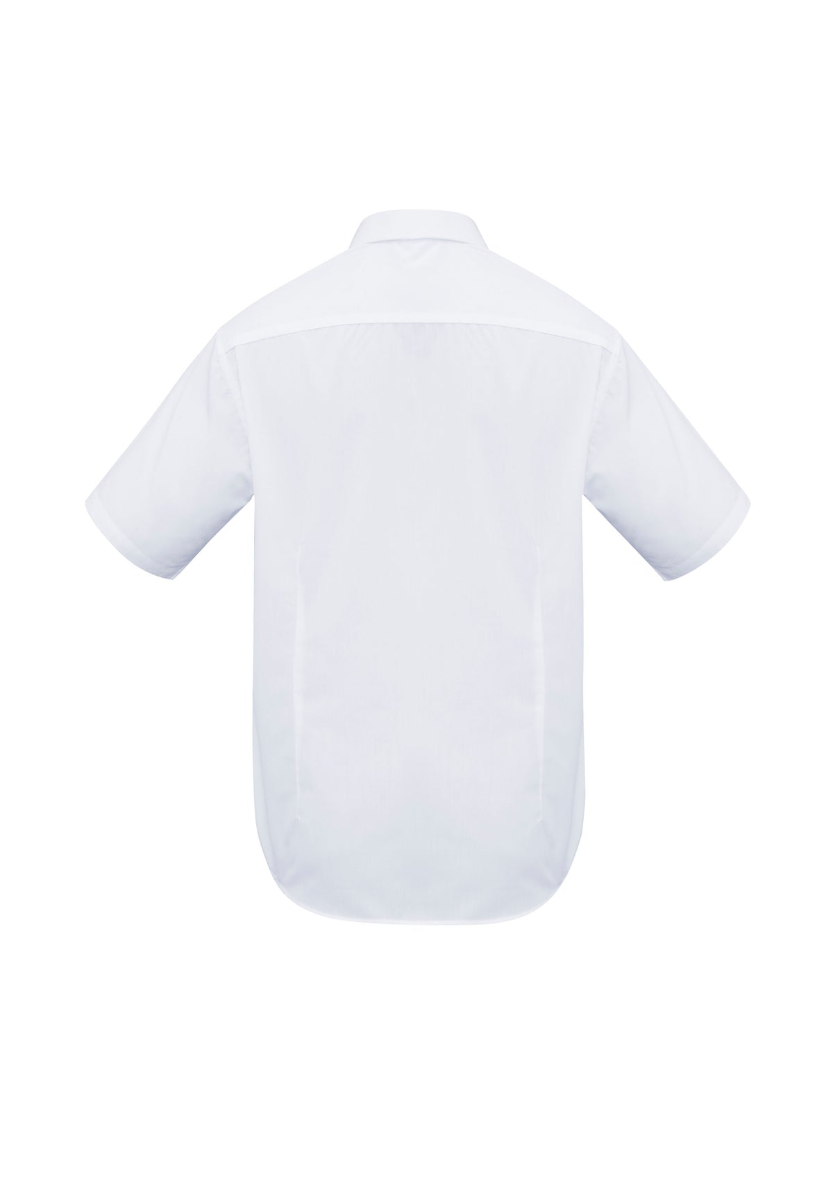 Metro Mens Short Sleeve Shirt - White - Back