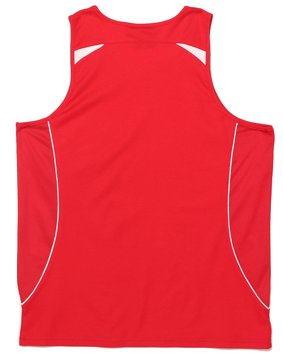 Legend Singlet Men's - Red/White - Back