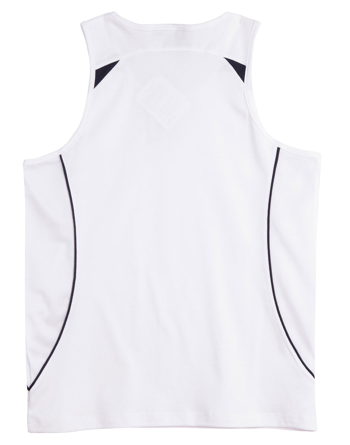 Legend Singlet Men's - White/Navy - Back