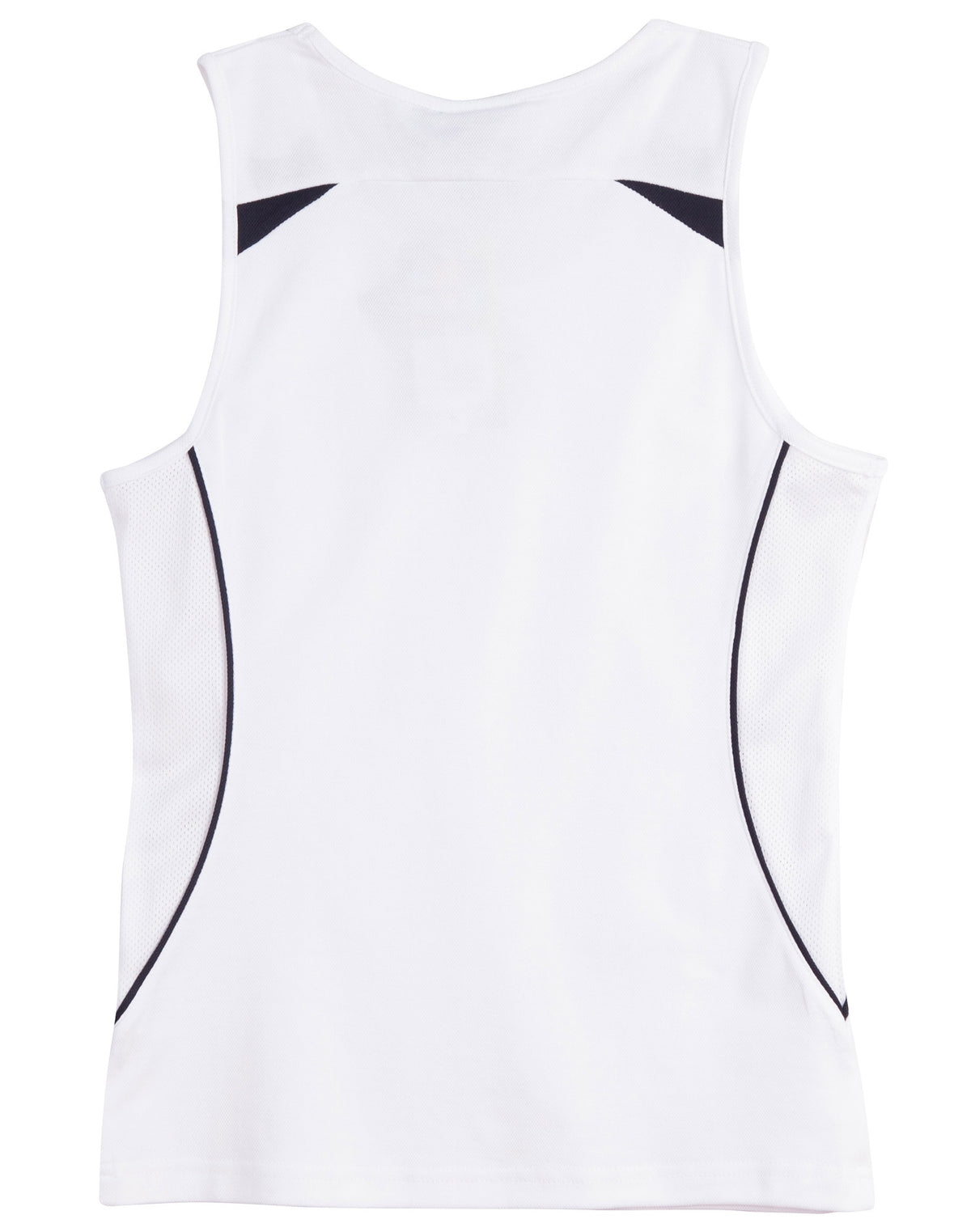 Legend Singlet Ladies' - White/Navy - Back