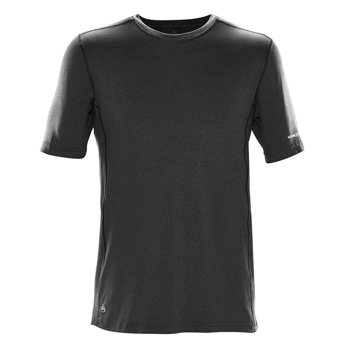 Men's Lotus H2X-Dry S/S Tee - Carbon Melange - Front