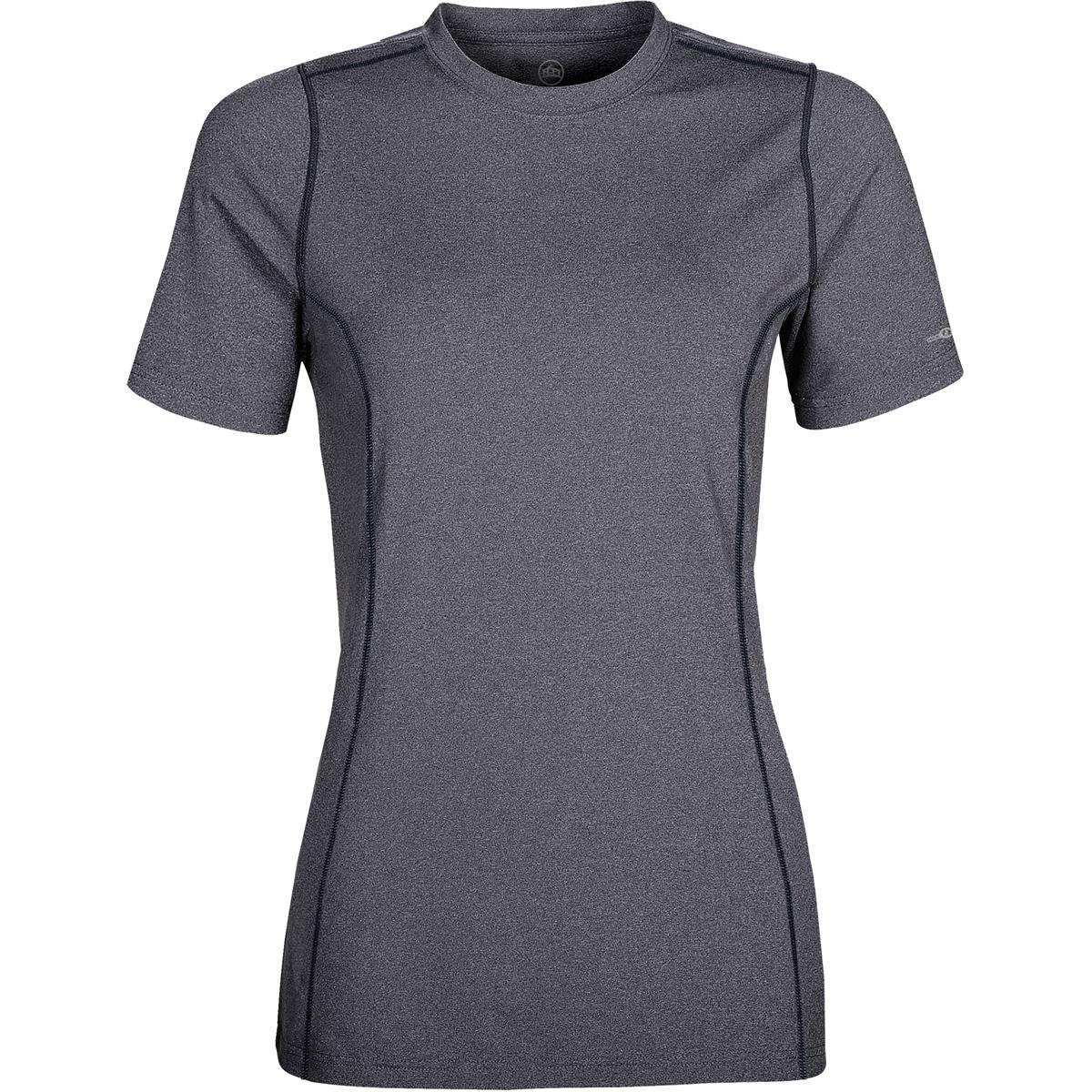 Women's Lotus H2X-Dry S/S Tee - Navy Melange - Front