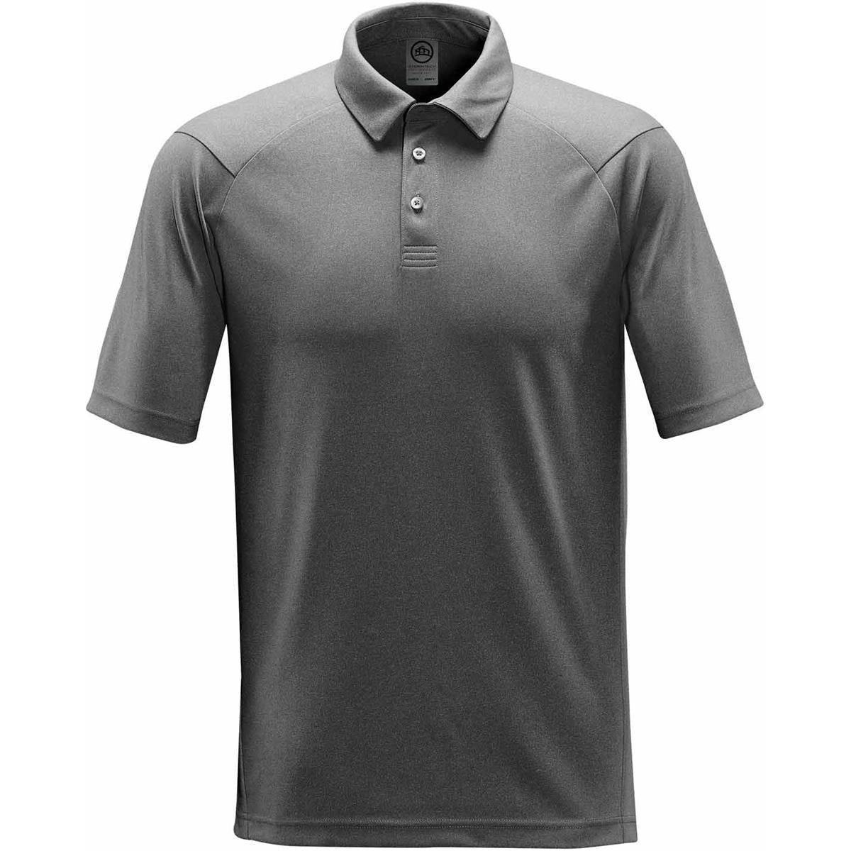 Men's Mistral Heathered Polo - Dolphin - Front