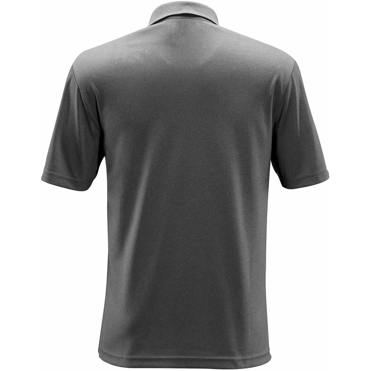 Men's Mistral Heathered Polo - Dolphin - Back
