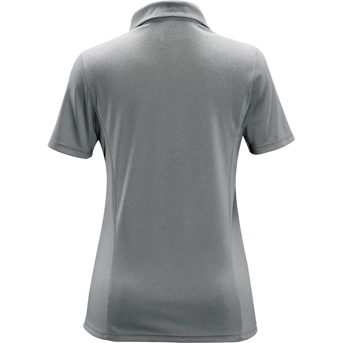 Women's Mistral Heathered Polo - Titanium - Back