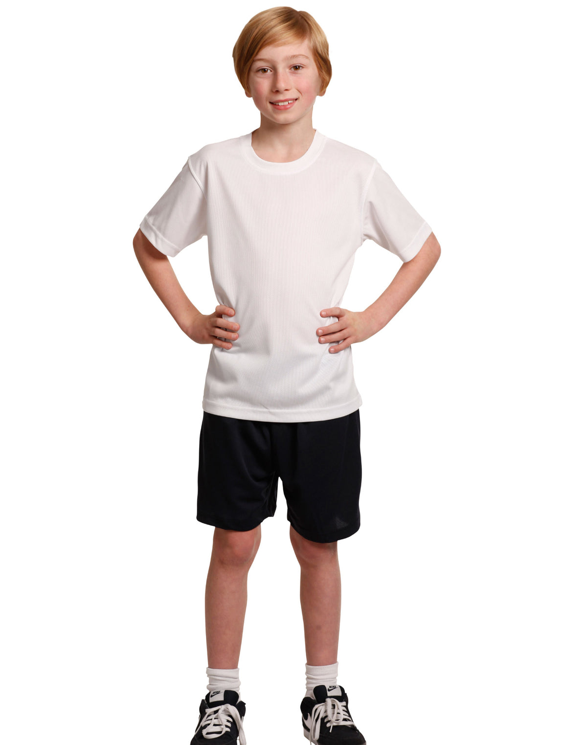 Cross Kids Sports Shorts - Black - View