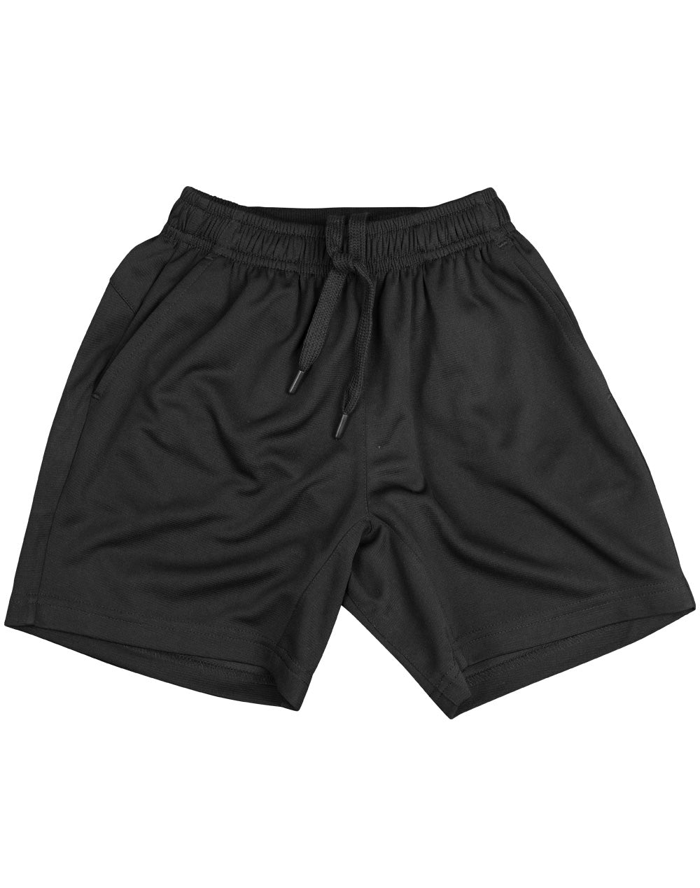 Kids Bamboo Charcoal Short - Black - Front