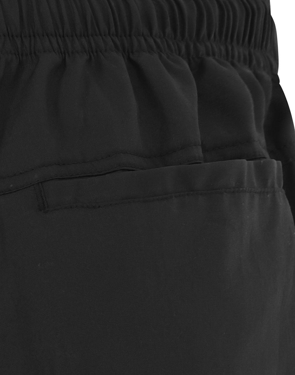 Unisex Mercerised Cotton Shorts - Black - Back