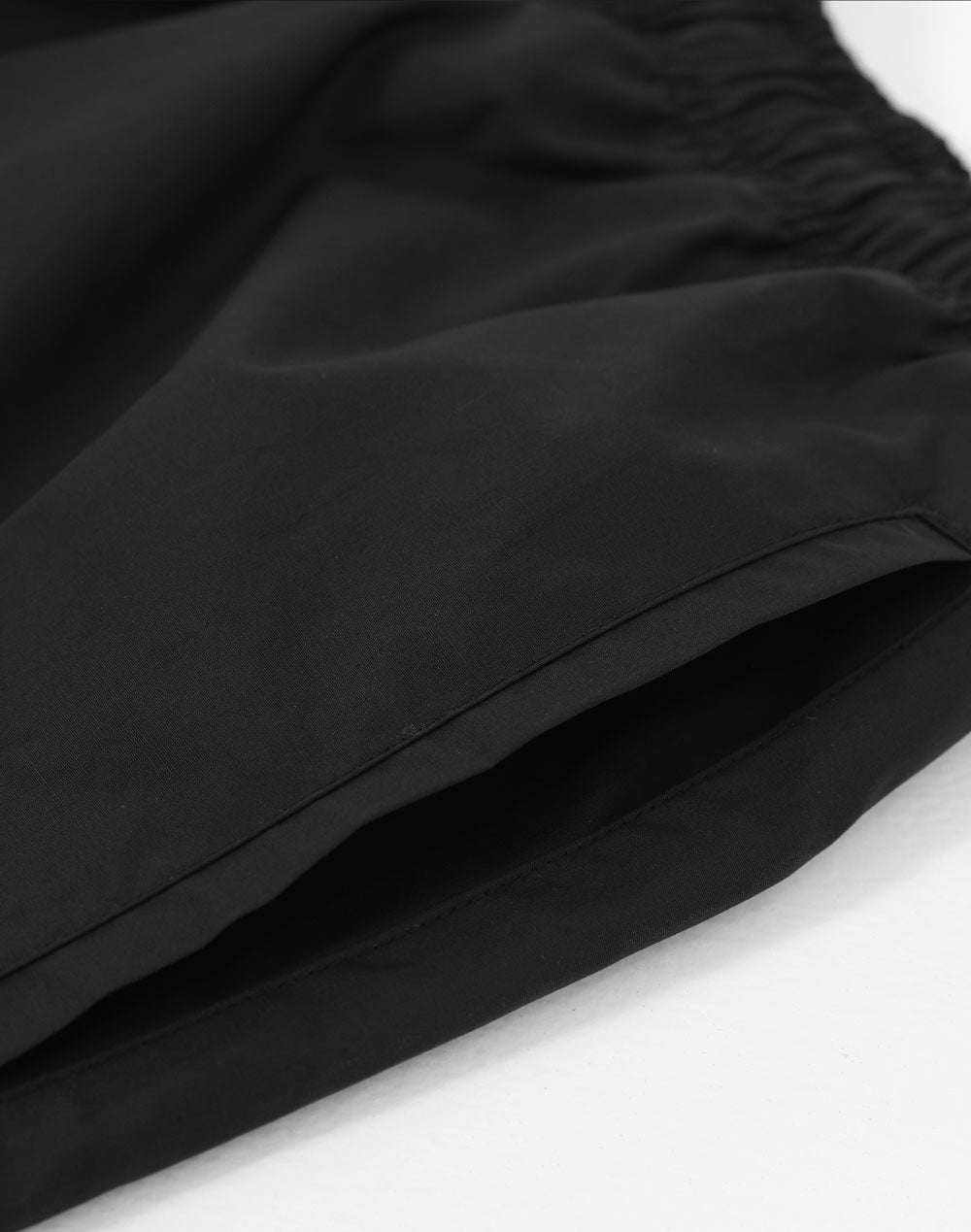 Unisex Mercerised Cotton Shorts - Black - View