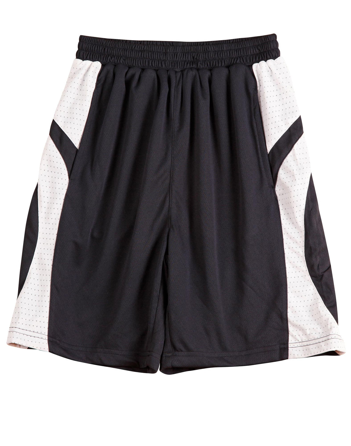 Slamdunk Shorts Kids - Navy/White - Front