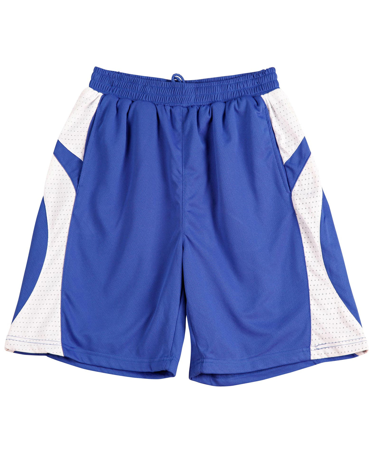 Slamdunk Shorts Adult - Royal/White - Front