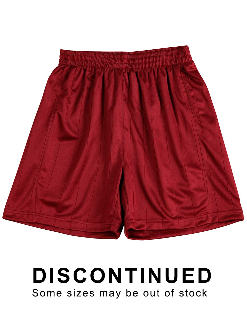 Shoot Soccer Shorts Adult - Maroon - Front