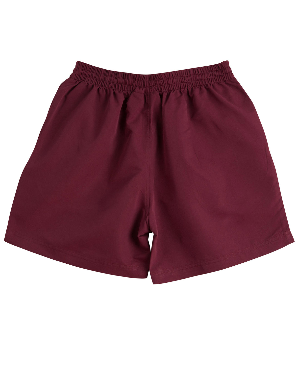 Microfibre Sport Shorts Kids - Maroon - Back