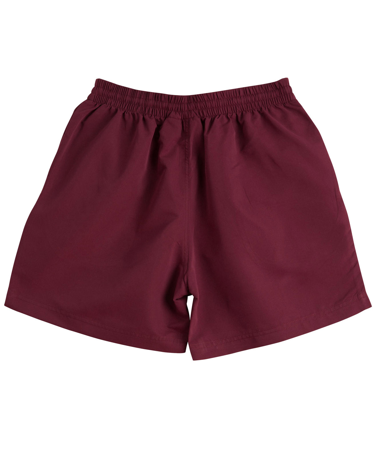 Microfibre Sport Shorts Men's - Maroon - Back