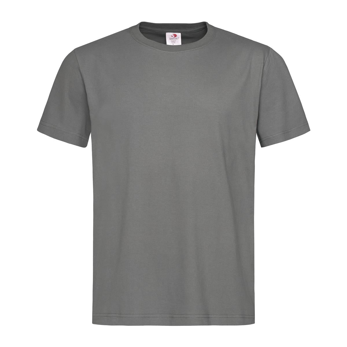 Men's Heavyweight Comfort-T Crew Neck - Real Grey - Front