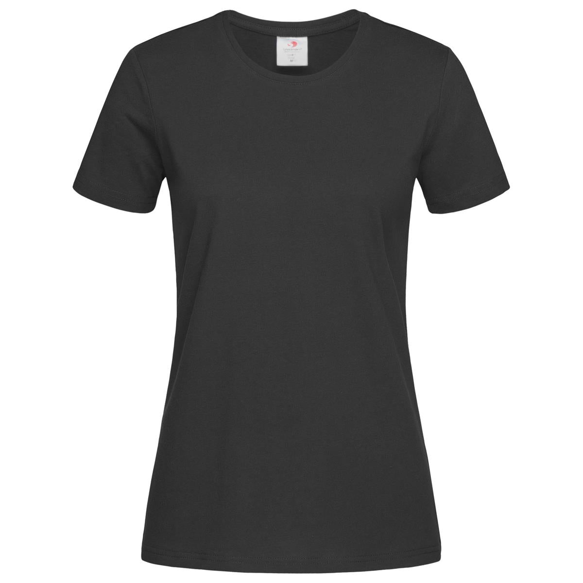 Women's Heavyweight Comfort-T Crew Neck - Black Opal - Front