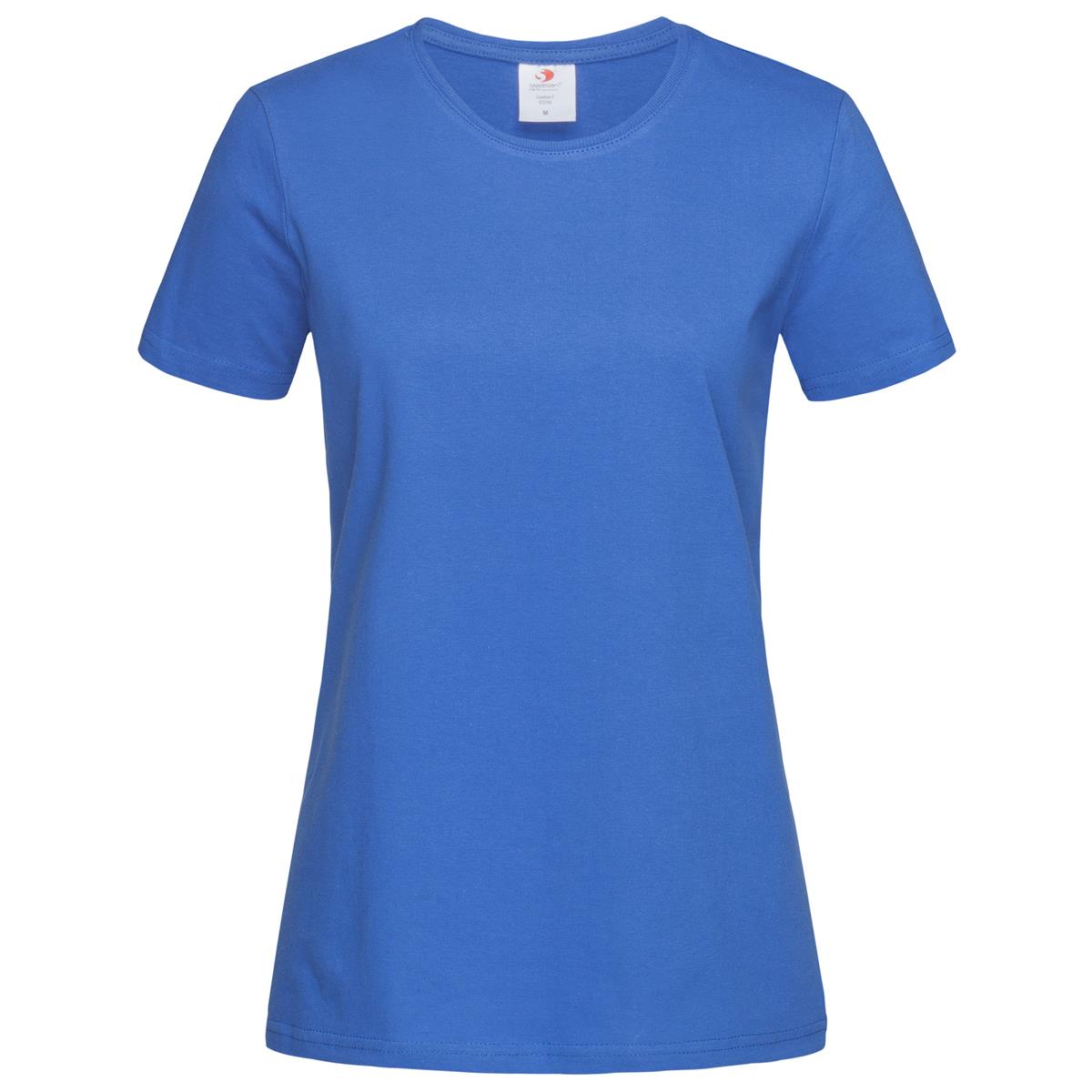 Women's Heavyweight Comfort-T Crew Neck - Bright Royal - Front
