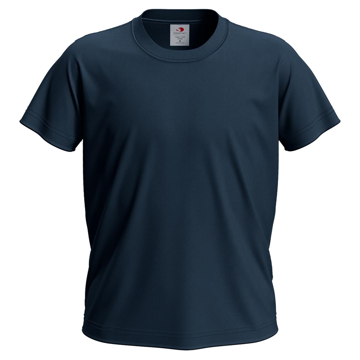 Junior Classic T - Navy - Front