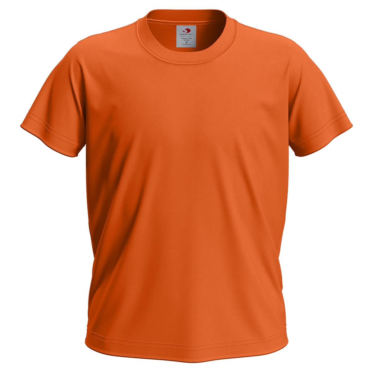 Junior Classic T - Orange - Front